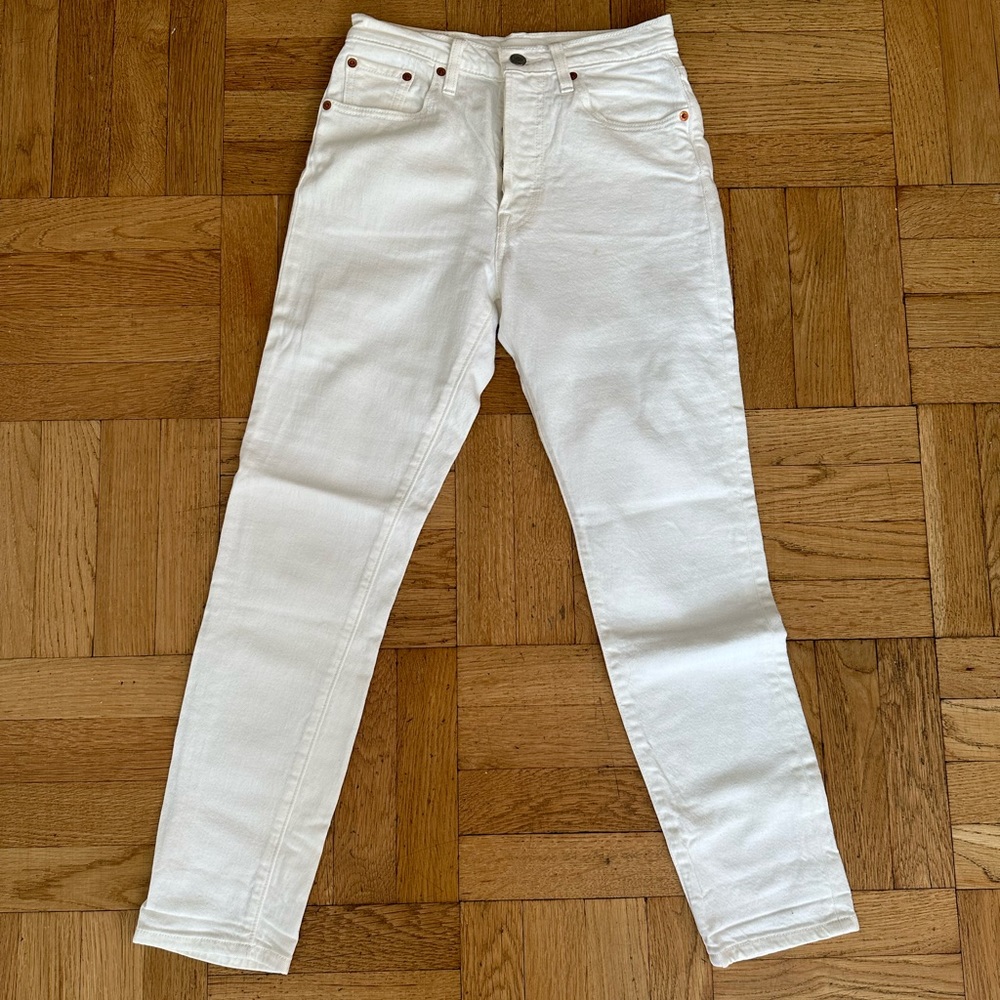 Levi’s 501 Skinny White Jeans